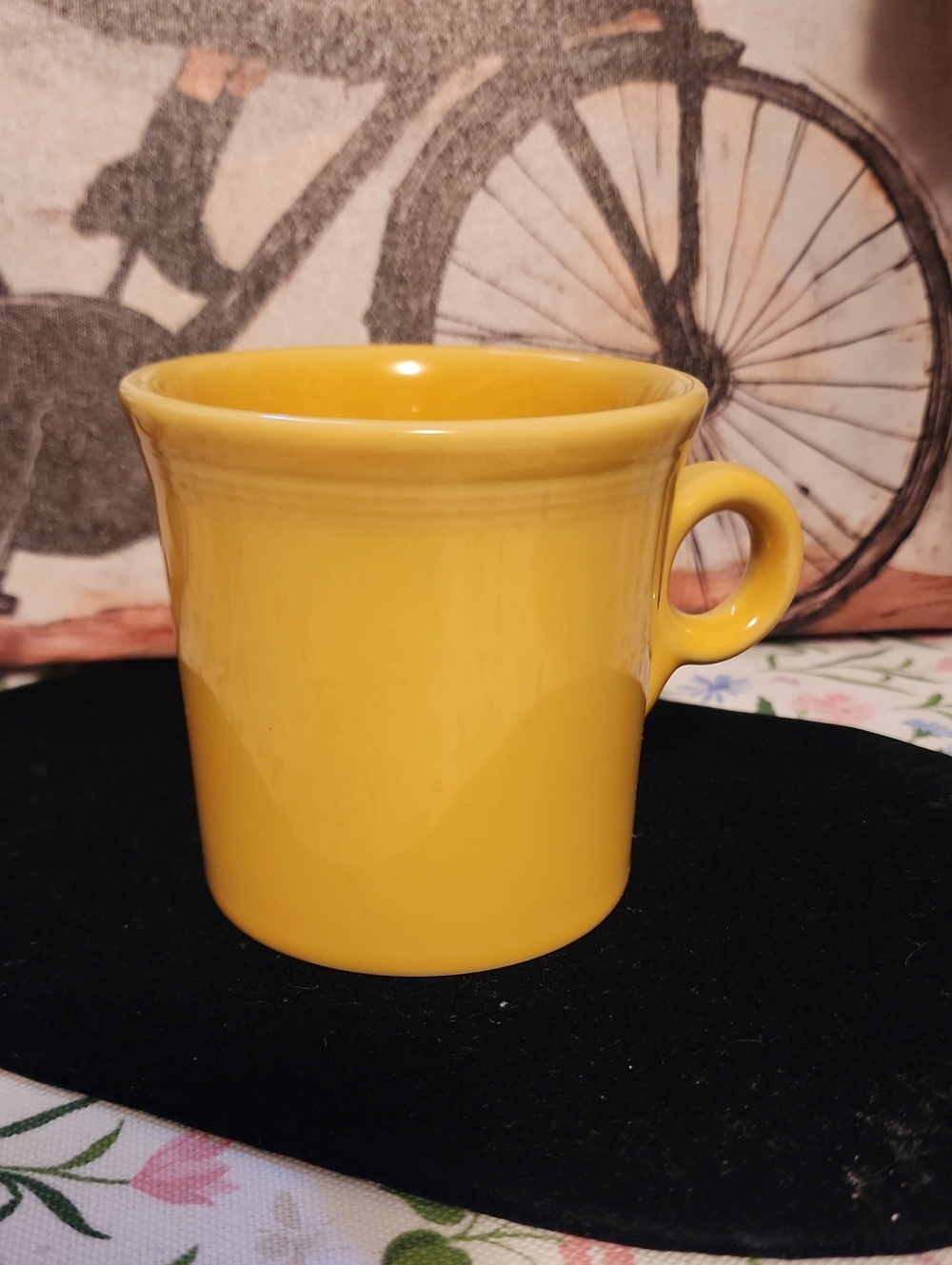 Yellow Fiestaware Ceramic Coffee Mug - Home Dining